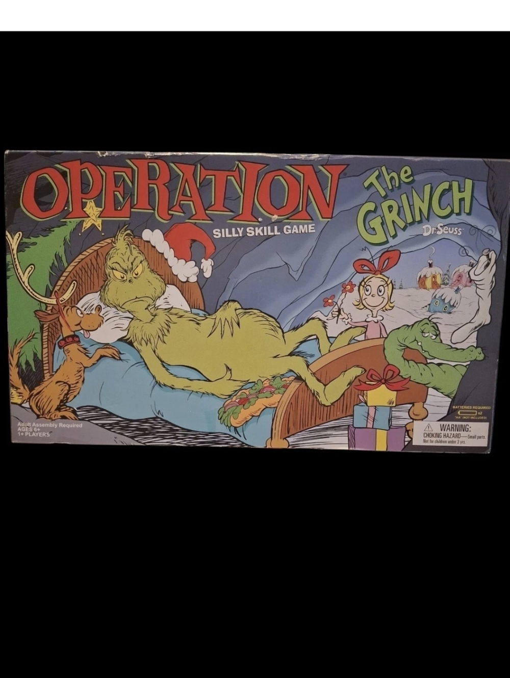 Operation: The Grinch Board Game Classic Dr. Suess With Custom Funatomy Parts